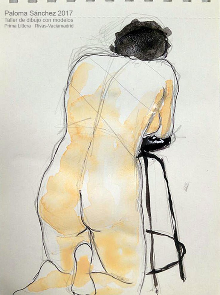 Taller de dibujo con modelos